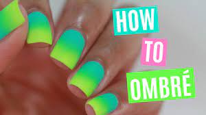 Do your nail polish skills resemble abstract art? How To Do Ombre Nails Youtube