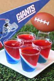 New York Giants Jell O Shots Recipe With Images Jell O Ny Giants Cake New York Giants