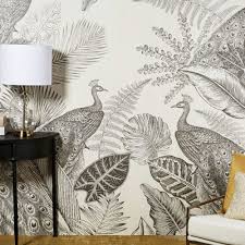 Die besten tapeziervliese im überblick. Vliestapete Mit Pfauenmotiv 192x300cm Paona Maisons Du Monde