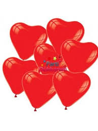 Kalpli Kirmizi Balon 50 Adet Fiyati Sevgililer Sevgililer Gunu Balonlar