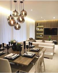 De esta manera, todo se verá en armonía y no sobrecargado. Lamparas Para Sala Y Comedor Juntos Novocom Top
