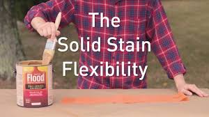 Flood Wood Stain Demonstration Flexible Durable And Watertight