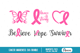 These paper flower templates are free for. Cancer Awareness Bundle Graphic By Pinoyartkreatib Creative Fabrica