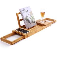 Spa Relaxing Bathroom Organizer Tray Tub Tray Bathtub Caddy Bathtub Tray