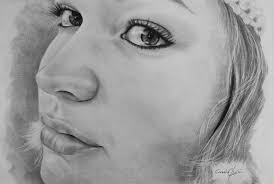 Disegno A Matita Primo Piano Di Una Ragazza Con Degli Occhi Bellissimi Ritratti Su Commissione Ritratti Ritratto A Matita Disegni A Matita