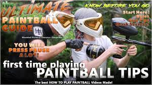 First Time Playing Paintball Tips The Ultimate Beginner Guide By Dangerman  - Youtube