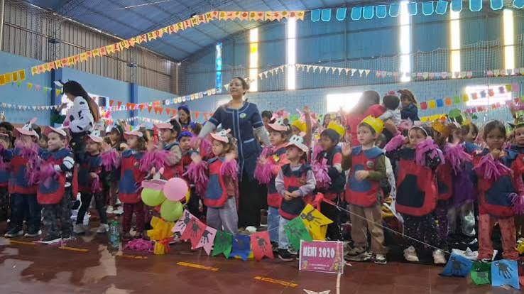 Multitudinario festejo de los Jardines de Infantes en San Javier