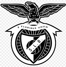 The badge has two separate inscriptions. Benfica Logo Black White Png Image With Transparent Background Toppng