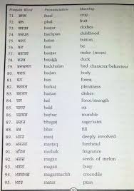 Pin By Bean Er On Good To Kno Punjabi Culture Nouns Words