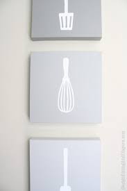 ombre kitchen wall art tutorial taryn