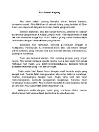 Autobiografi berisi kisah seorang tokoh yang ditulis oleh orang itu sendiri. Karangan Autobiografi