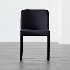 Danish designs wish wooden dining chair, natural weave seat, black. Hide Faux Leather Black Dining Chair Cb2 Canada