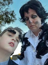 Trunk or Treat at my kids school…caw caw