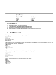Pengertian data adalah kumpulan dari fakta yang dapat berupa angka, simbol ataupun tulisan yang diperoleh melalui pengamatan suatu objek. Soal Ukk Tkj Xi 2019