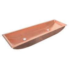 trough polished copper 48 inch