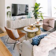 Marble Topped Pedestal Coffee Table 30 5 Diam White Marble Antique Brass Base West Elm Home Living Room Living Room Decor Neutral Living Room Decor