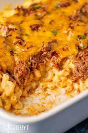 It's deceptively full of vegetables — cauliflower and broccoli make up the. Pulled Pork Mac And Cheese Recipe Tastes Of Lizzy T