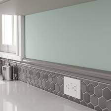 You want to update the tile in your bathroom, so let's start first with the learning about tile chair rail. Allen Roth 6 Pack Charcoal Ceramic Chair Rail Tile 2 In X 6 In In The Accent Trim Tile Department At Lowes Com