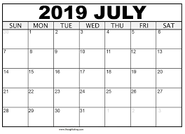 Printable July 2019 Calendar Downloadable Pdf Calendar Printables Free Printable Calendar Templates Printable Calendar Template