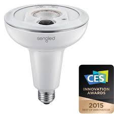These smart outdoor security cams can withstand the elements to keep your home protected from the inside out. Sengled Snap Integrated 60 Watt Equivalent Warm White Par38 Hd Camera Outdoor Led Floodlight Lighting Technolog Light Bulb As01 Par38nae26w The Home Depot