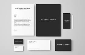 Stationery Branding Set Mockup Stationery Branding Branding Stationery Mockup