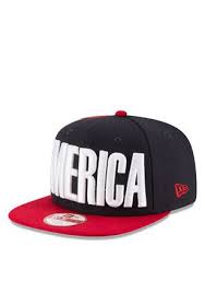New Era Team Usa Shop Navy Blue Merica 9fifty Snapback Hat Team Usa Apparel Usa Gear Team Usa