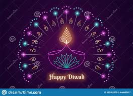 Happy Diwali Banner Hindu Festival Of Lights Indian Deepavali Holiday Stock Vector Illustration Of Fl In 2020 Happy Diwali Hindu Festival Of Lights Festival Lights