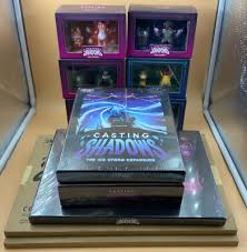 Unstable Games Casting Shadows Game + 12 Vinyl Figures + Ice Storm  Expansion | eBay
