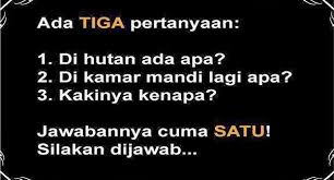 Kumpulan Kata Kata Tebak Tebakan Paling Lucu Dan Bikin Ngakak Lucu Tebak Tebakan Gambar