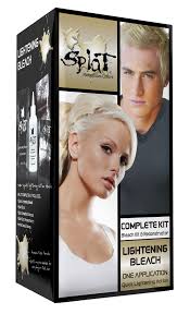 Don't think dyeing hair blonde is something that guesswork plays a role in: Splat Hair Color Original Complete Hair Bleach Kit Lightening Bleach