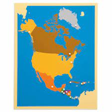 Registration on or use of this site. Puzzle Map North America Nienhuis Montessori