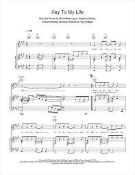 F dm come on over to your house, maybe move in am g paint a picture for your mind, you'll fit right in. Boyzone Key To My Life Sheet Music Pdf Notes Chords Pop Score Piano Vocal Guitar Right Hand Melody Download Printable Sku 17564