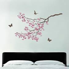 A tree stencil can literally span almost the entire. Cherry Blossom Stencil For Walls Large Wall Stencils At Great Prices Stencils For Diy