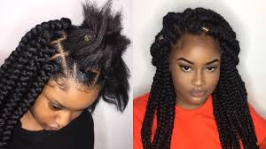 Not only did we find the absolute best quality, we gave it some extra. Jumbo Large Box Braids Tutorial Rubber Band Method Youtube