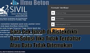 We did not find results for: Cara Cek Keaslian Ijazah Di Sivil Dan Solusi Jika Tidak Terdaftar Atau Data Tidak Ditemukan Ilmu Beton