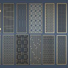 新中式屏风隔断 建e网3d模型分享交流平台 3d模型下载 3d模型下载网站 skyscraper decor blinds