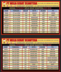 Training Melia Sehat Sejahtera Tanggal