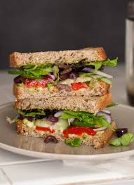 Simple Greek Avocado Sandwich