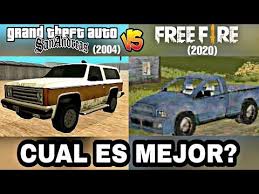 Gta San Andreas Vs Freefire Comparacion Definitiva Youtube En 2020 Gta San Andreas Juegos De Xbox One