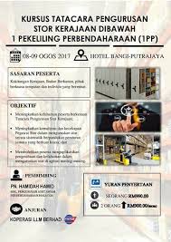 Check spelling or type a new query. Koperasi Llm Berhad Kursus Pengurusan Stor Program Highlights Kursus Ini Menyasarkan Agar Kakitangan Kerajaan Badan Berkanun Pihak Berkuasa Tempatan Dan Individu Yang Berminat Jesteru Itu Pihak Kllmb Telah Mendapatkan Penceramah Yang