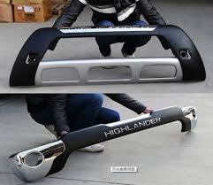 Toyota highlander xu70 5dr suv with flush rails 20 on. Bumper Guard Side Step Roof Rack For Toyota Highlander China Toyota Highlander Made In China Com