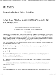 Contoh soal lomba matematika tk ada lomba sbmptn dan contoh soal pembahasan soal sbmptn 2018 matematika dasar jual kumpulan materi dan rumus matematika ringkas mudah terlengkap latihan penjumlahan untuk anak tk rumah pintar contoh soal matematika kelas 1 sd semester 2 2019. Soal Matematika Anak Tk Doc