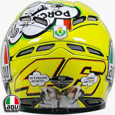 I used the yellow for the first time for kevin schwantz's helmet, he was the 'valentino rossi' of his time. Valentino Rossi Helmets The True Story Behind The Wild Designs