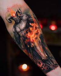 Surrealistic Tattoo By Yomico Moreno Demon Tattoo Evil Tattoos Star Sleeve Tattoo