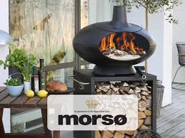The ultimate combination of form and function.due to the excellent properties of morso cast iron, morso is the only danish stove manufacturer offering a. Outdoor Morso Collection And Fireplaces In A Danish Design