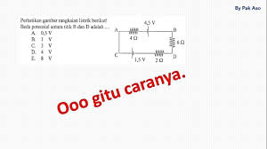 Maybe you would like to learn more about one of these? Soal Dan Pembahasan Rangkaian Loop Tunggal 1 Hukum Kirchoff Soal Un Fisika Youtube