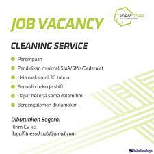 Lowongan kerja cleaning service terbaru mei 2021 temukan loker. Lowongan Kerja Sebagai Cleaning Service Agustus 2021