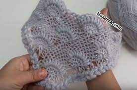 Nazarca Da Ki Omuz Sali Simli Abiye Sal Nazarca Com Sal Orgu Desenleri Tig Desenleri