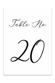 Printable Table Numbers Printable Table Numbers Wedding Table Numbers Printable Table Numbers Wedding Diy