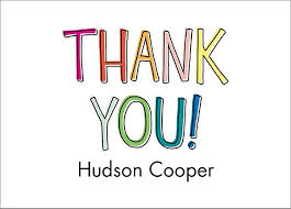 20% off with code summerpartyz. Rainbow Thank You Notes Paper Source